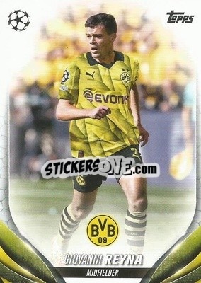 Sticker Giovanni Reyna - UEFA Club Competitions 2023-2024
 n. 174 - Topps
