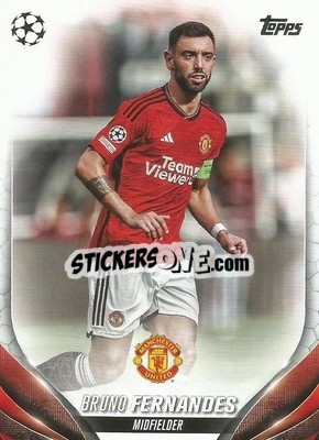 Sticker Bruno Fernandes - UEFA Club Competitions 2023-2024
 n. 178 - Topps