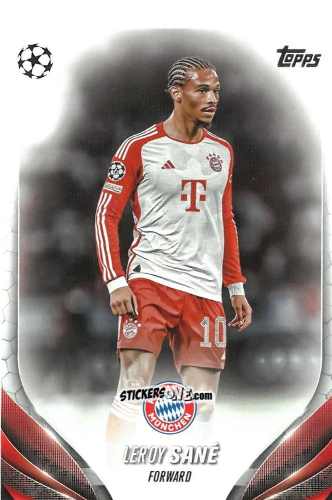 Sticker Leroy Sané - UEFA Club Competitions 2023-2024
 n. 186 - Topps