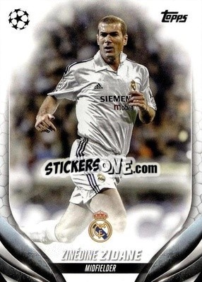 Sticker Zinédine Zidane - UEFA Club Competitions 2023-2024
 n. 10sp - Topps