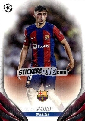 Sticker Pedri - UEFA Club Competitions 2023-2024
 n. 15sp - Topps