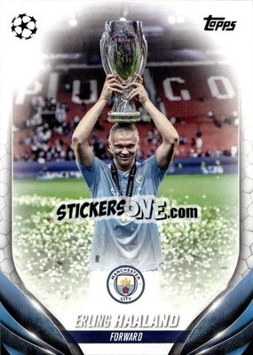 Sticker Erling Haaland - UEFA Club Competitions 2023-2024
 n. 39sp - Topps