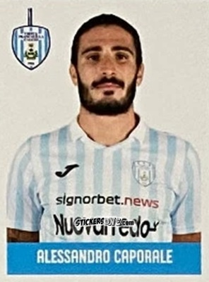 Sticker Alessandro Caporale - Calciatori Serie C - Girone C 2021-2022
 n. 421 - Panini