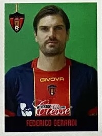 Sticker Federico Gerardi - Calciatori Serie C - Girone C 2021-2022
 n. 328 - Panini