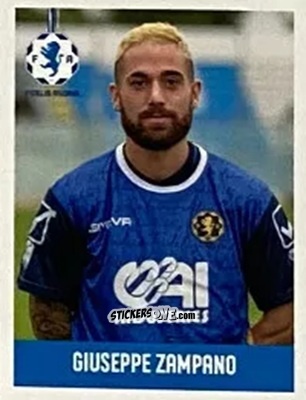 Sticker Giuseppe Zampano - Calciatori Serie C - Girone C 2021-2022
 n. 127 - Panini