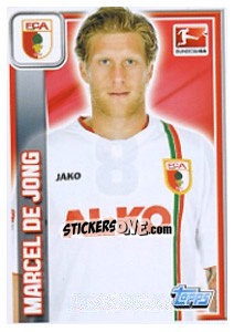 Sticker Marcel de Jong - German Football Bundesliga 2013-2014 - Topps