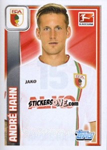 Sticker André Hahn - German Football Bundesliga 2013-2014 - Topps