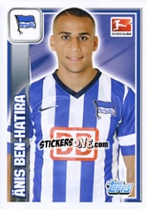 Sticker Änis Ben-Hatira - German Football Bundesliga 2013-2014 n. 27 - Topps