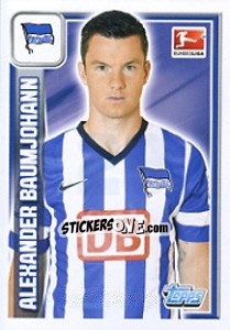 Sticker Alexander Baumjohann - German Football Bundesliga 2013-2014 - Topps
