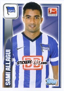 Figurina Sami Allagui - German Football Bundesliga 2013-2014 - Topps