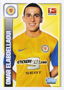 Sticker Omar Elabdellaoui - German Football Bundesliga 2013-2014 - Topps