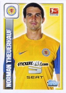 Sticker Norman Theuerkauf - German Football Bundesliga 2013-2014 - Topps