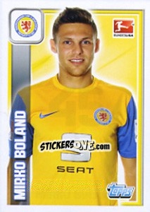 Sticker Mirko Boland - German Football Bundesliga 2013-2014 - Topps
