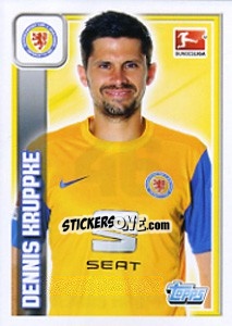 Sticker Dennis Kruppke - German Football Bundesliga 2013-2014 - Topps