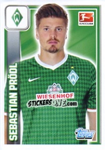 Figurina Sebastian Prödl - German Football Bundesliga 2013-2014 - Topps