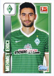 Cromo Mehmet Ekici - German Football Bundesliga 2013-2014 - Topps