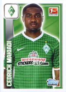 Sticker Cedrick Makiadi - German Football Bundesliga 2013-2014 - Topps