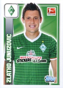 Cromo Zlatko Junuzovic - German Football Bundesliga 2013-2014 - Topps