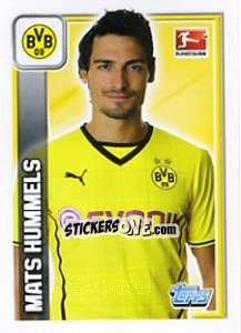 Sticker Mats Hummels - German Football Bundesliga 2013-2014 n. 68 - Topps