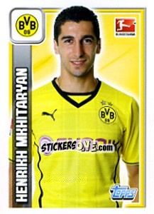 Sticker Henrikh Mkhitaryan - German Football Bundesliga 2013-2014 - Topps