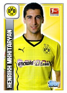 Sticker Henrikh Mkhitaryan - German Football Bundesliga 2013-2014 n. 71 - Topps