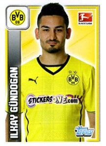Sticker Ilkay Gündogan - German Football Bundesliga 2013-2014 n. 73 - Topps