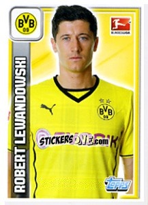 Sticker Robert Lewandowski - German Football Bundesliga 2013-2014 n. 76 - Topps