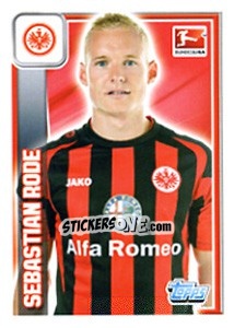 Sticker Sebastian Rode - German Football Bundesliga 2013-2014 - Topps
