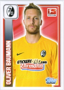 Sticker Oliver Baumann - German Football Bundesliga 2013-2014 - Topps
