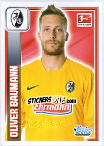 Sticker Oliver Baumann - German Football Bundesliga 2013-2014 n. 94 - Topps