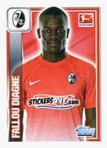 Sticker Fallou Diagne - German Football Bundesliga 2013-2014 - Topps