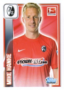 Sticker Mike Hanke - German Football Bundesliga 2013-2014 - Topps