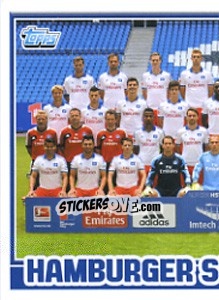 Sticker Mannschaft - German Football Bundesliga 2013-2014 - Topps