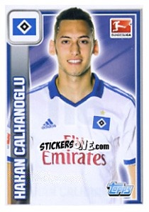 Sticker Hakan Calhanoglu - German Football Bundesliga 2013-2014 n. 116 - Topps