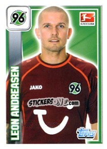 Sticker Leon Andreasen - German Football Bundesliga 2013-2014 - Topps