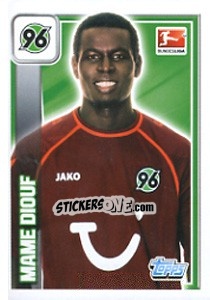 Sticker Mame Diouf - German Football Bundesliga 2013-2014 n. 135 - Topps