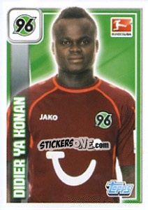 Figurina Didier Ya Konan - German Football Bundesliga 2013-2014 - Topps