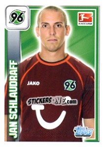 Sticker Jan Schlaudraff - German Football Bundesliga 2013-2014 - Topps