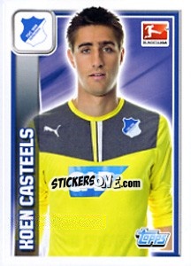 Sticker Koen Casteels - German Football Bundesliga 2013-2014 n. 139 - Topps