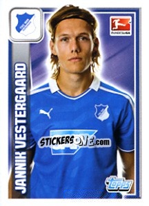 Sticker Jannik Vestergaard - German Football Bundesliga 2013-2014 - Topps