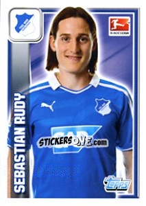 Cromo Sebastian Rudy - German Football Bundesliga 2013-2014 - Topps