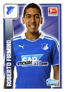 Sticker Roberto Firmino - German Football Bundesliga 2013-2014 n. 149 - Topps