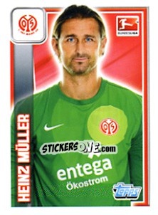 Sticker Heinz Müller - German Football Bundesliga 2013-2014 - Topps