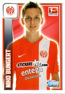 Sticker Niko Bungert - German Football Bundesliga 2013-2014 - Topps