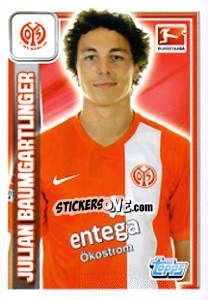 Sticker Julian Baumgartlinger - German Football Bundesliga 2013-2014 - Topps