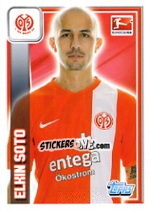 Figurina Elkin Soto - German Football Bundesliga 2013-2014 - Topps