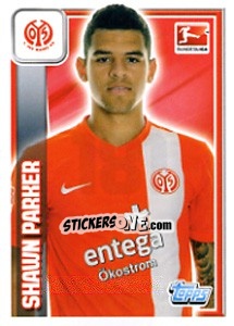 Sticker Shawn Parker - German Football Bundesliga 2013-2014 - Topps