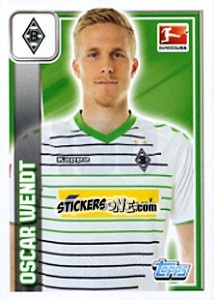 Cromo Oscar Wendt - German Football Bundesliga 2013-2014 - Topps