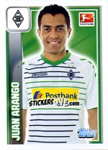 Sticker Juan Arango - German Football Bundesliga 2013-2014 - Topps