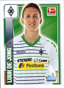 Sticker Luuk de Jong - German Football Bundesliga 2013-2014 - Topps